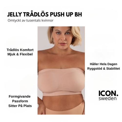 ICON Trådlös Push Up BH