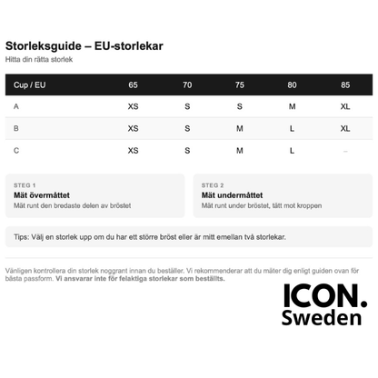 ICON Trådlös Push Up BH